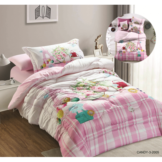 4PC COMFORTER SETSINGLE